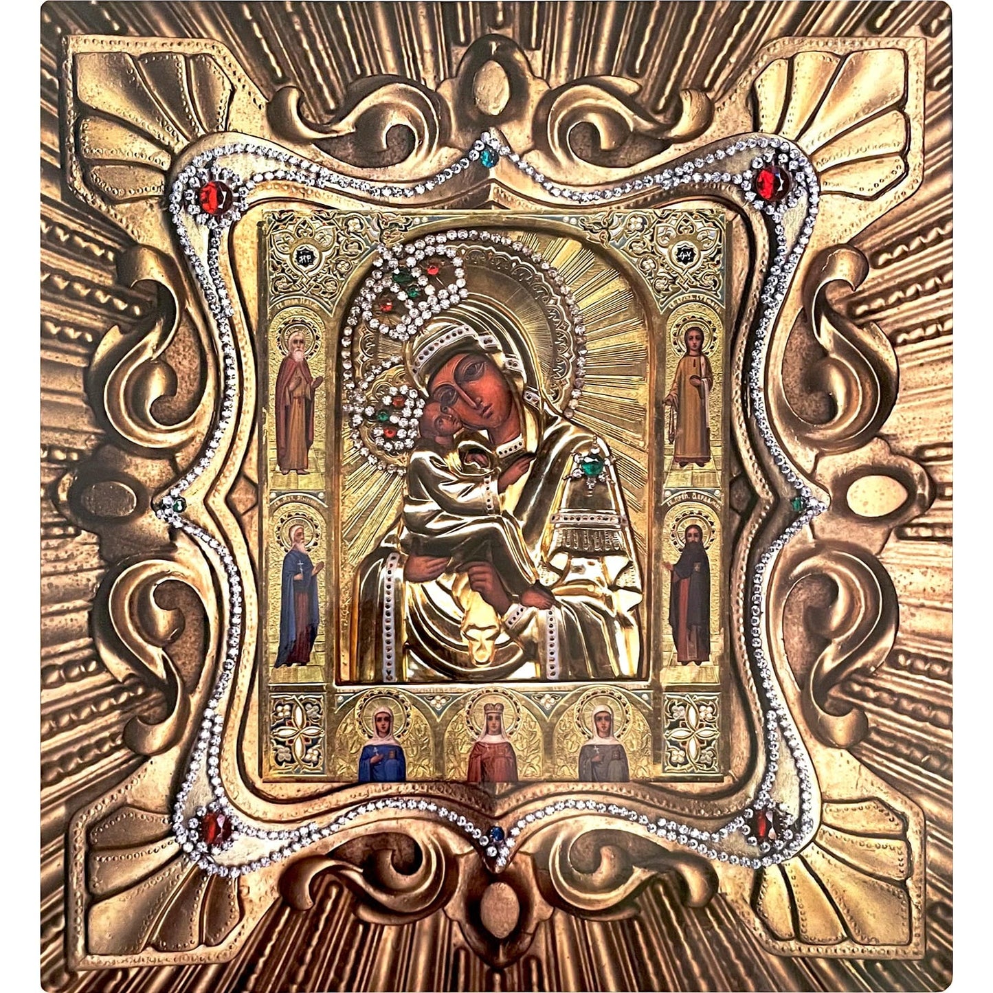 Mother of God "of Pochaev" Icon (7 in)