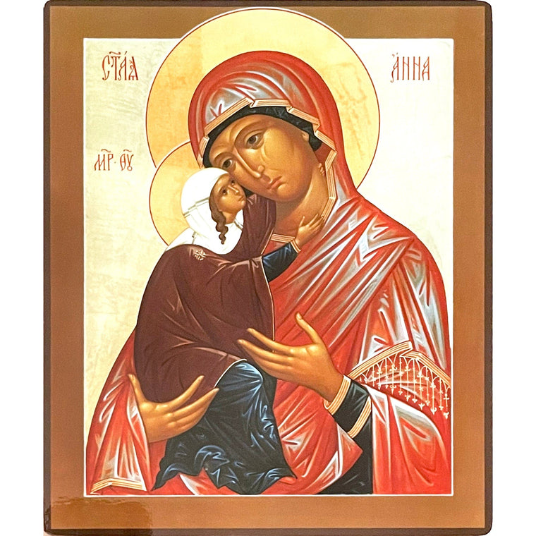 St. Anna the Righteous Icon (7 in)