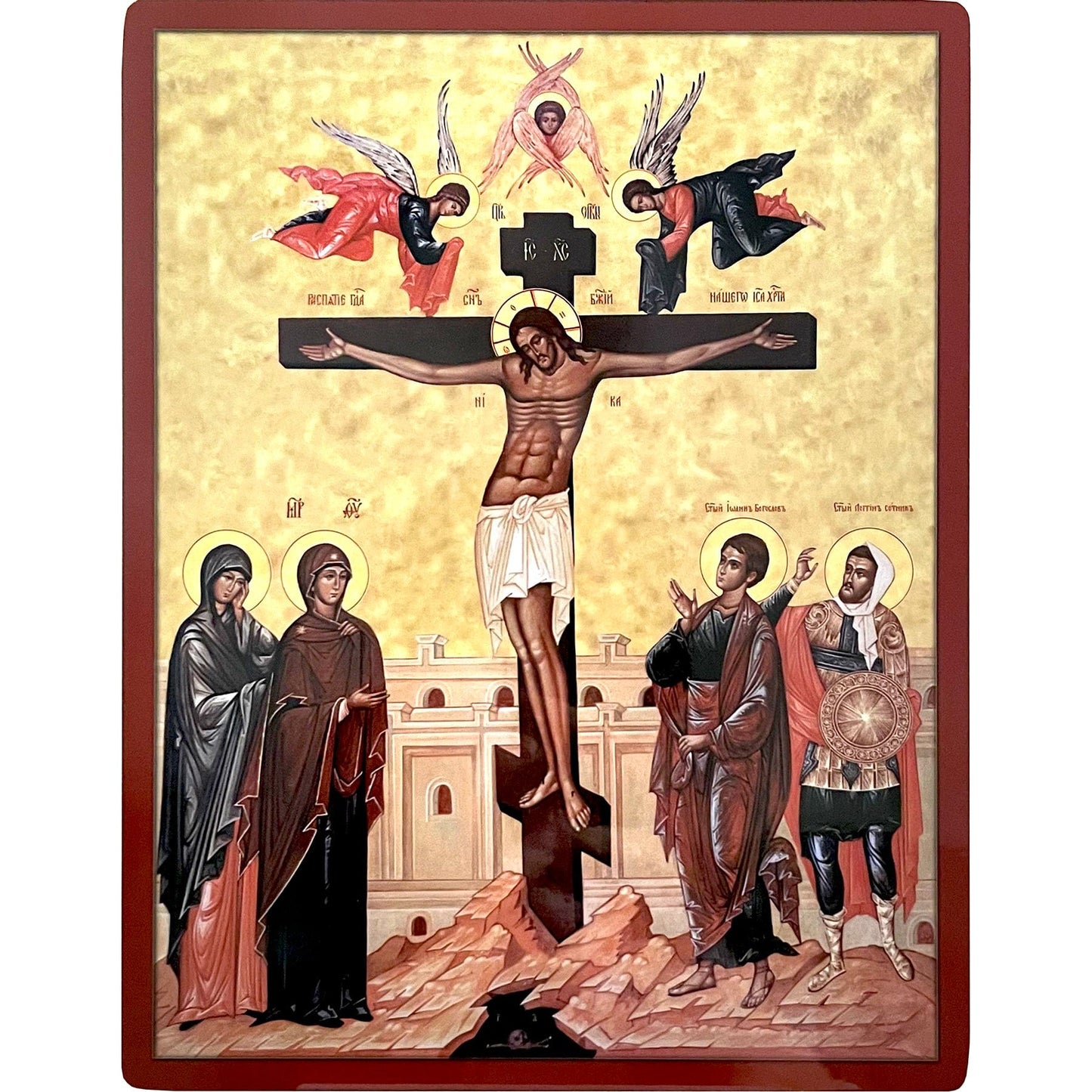 Christ's Crucifixion Icon (10 in)