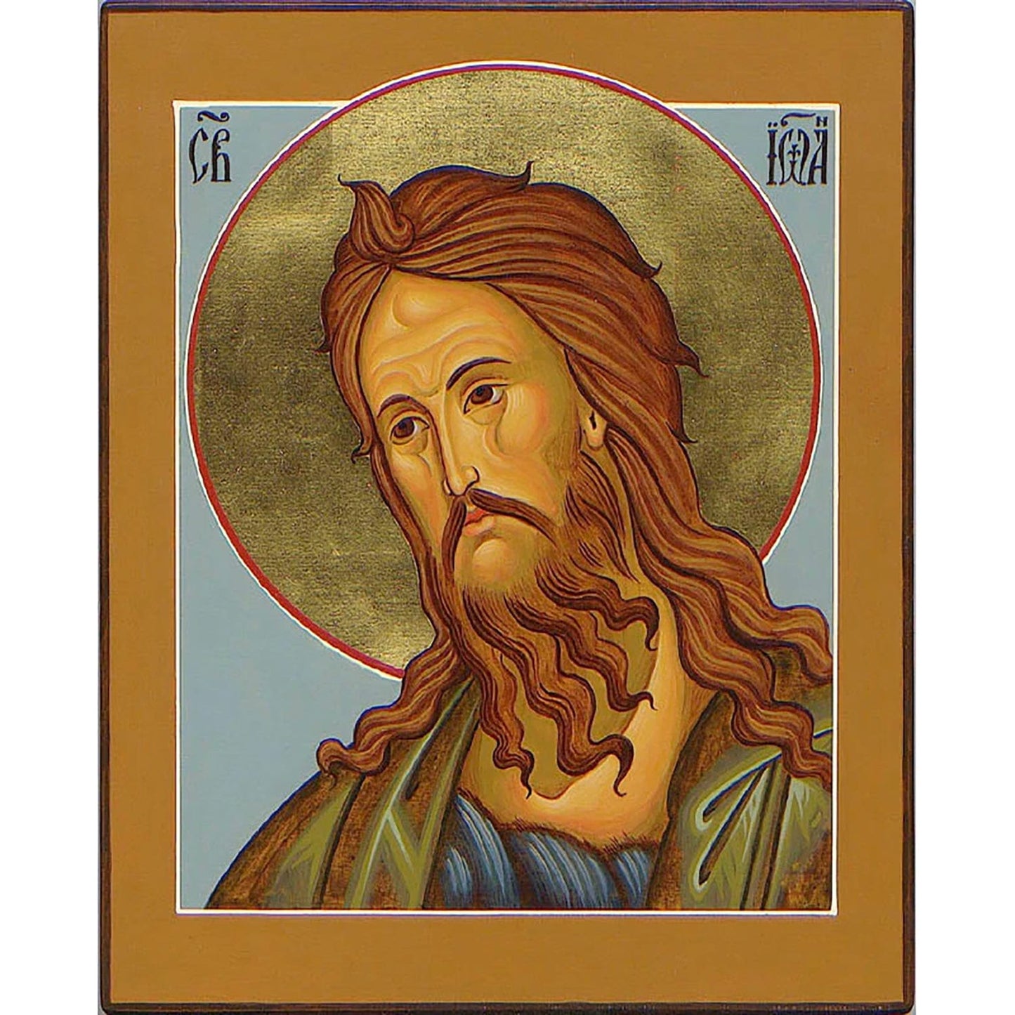St. John the Baptist Icon (Canvas Print, 6 in)