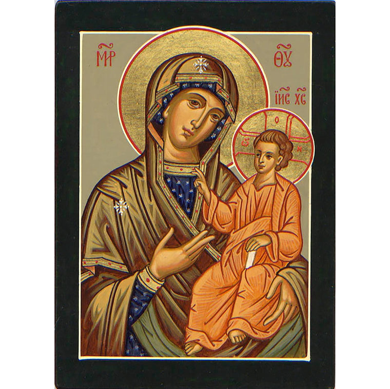 Mother of God "Hodegetria" Icon (Canvas Print, 6 in)