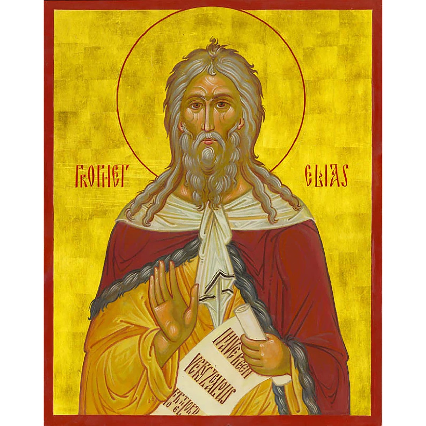 St. Elias the Prophet Icon (Canvas Print, 6 in)