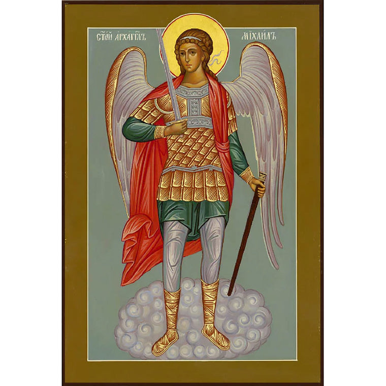 St. Michael the Archangel Icon (Canvas Print, 6 in)