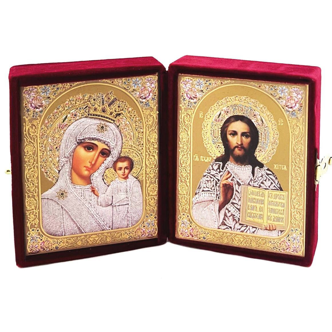 Diptych Icon in Velvet Case (3.45 in)