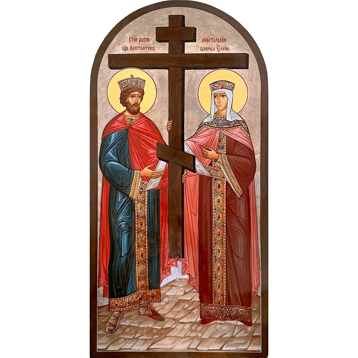 St. Constantine & St. Helen Icon (Elena) (10 in)