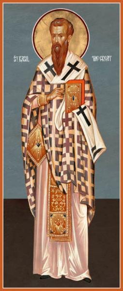 St. Basil the Great Icon (Classic Print, 9 in)