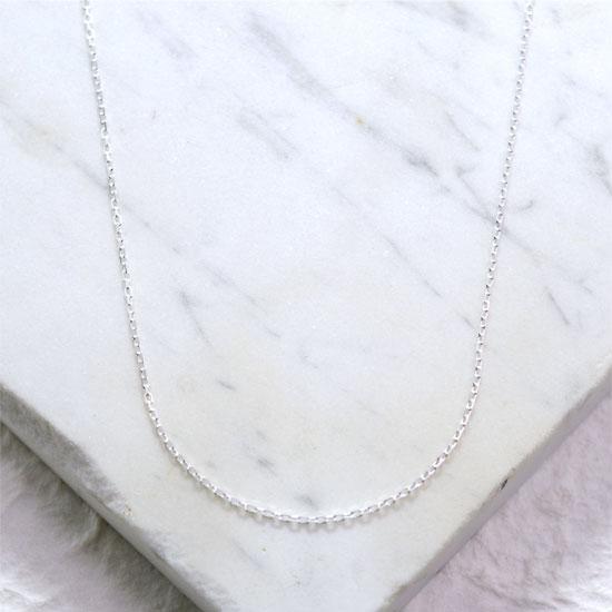 Silver Cable Chain (16 in)