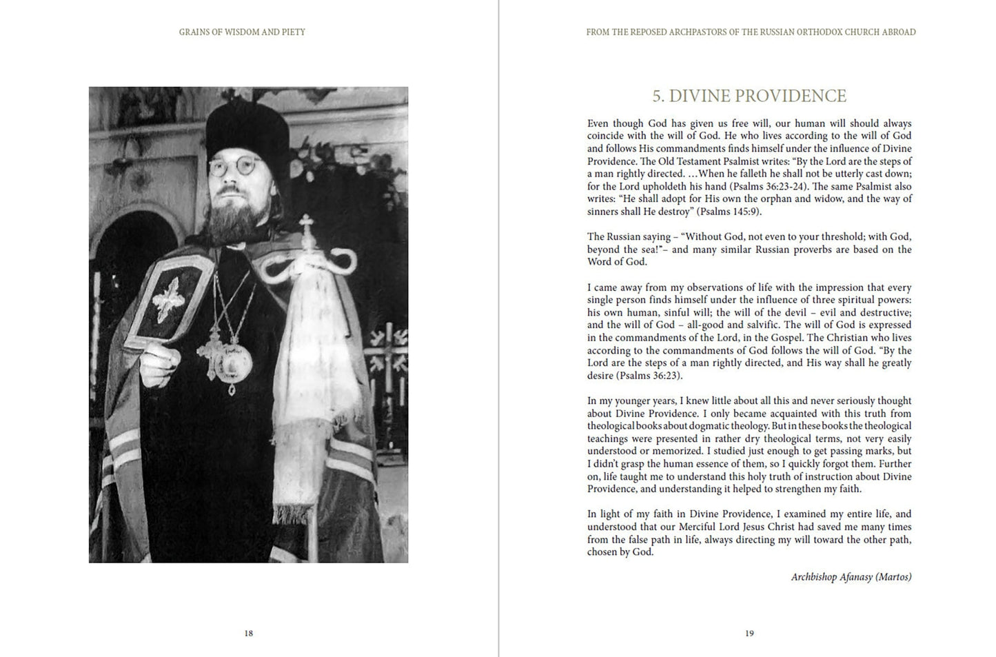 Grains of Wisdom & Piety from the Reposed Archpastors of the Russian Orthodox Church Abroad