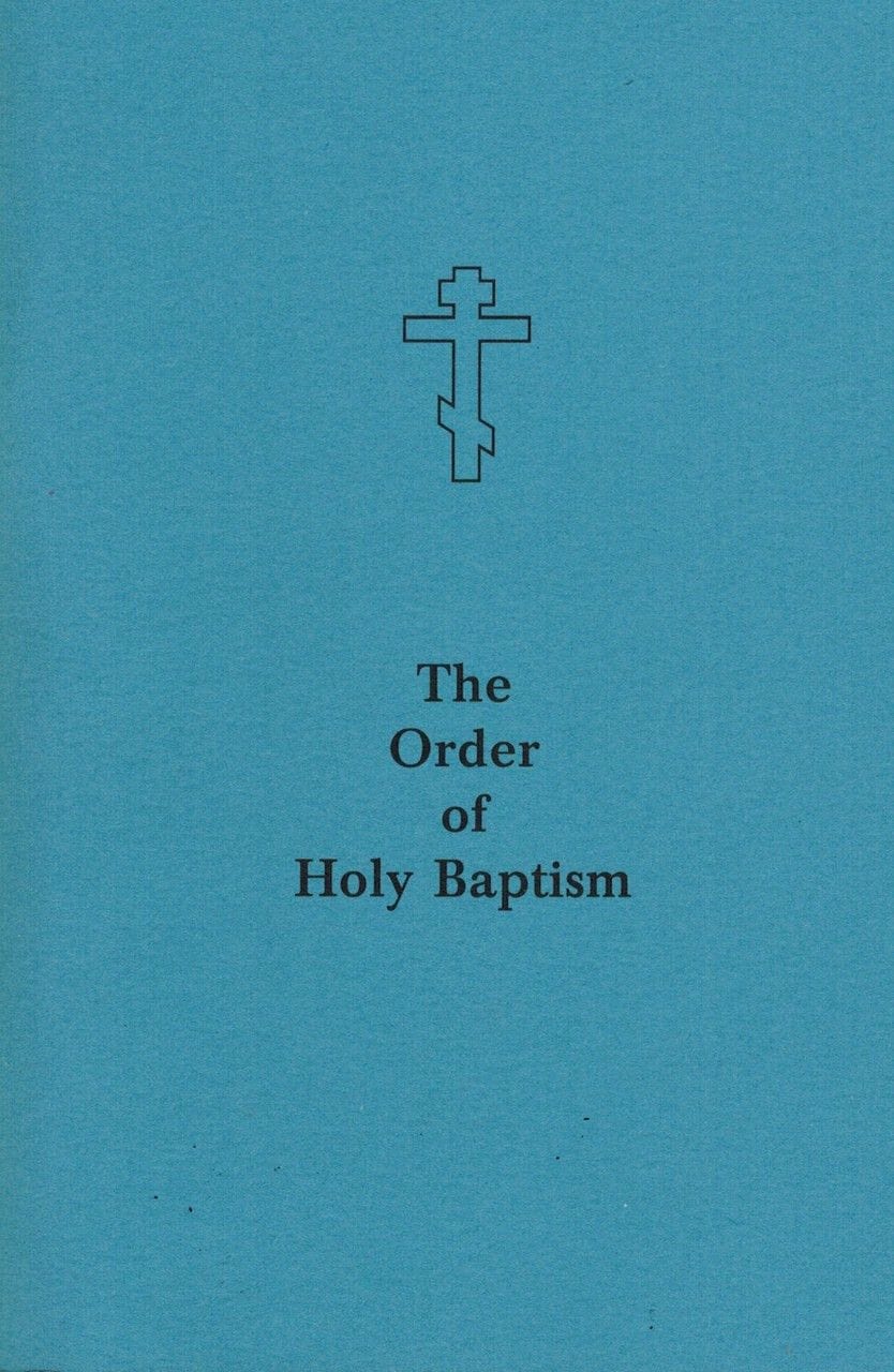 Clergy Service Book: The Order of Holy Baptism