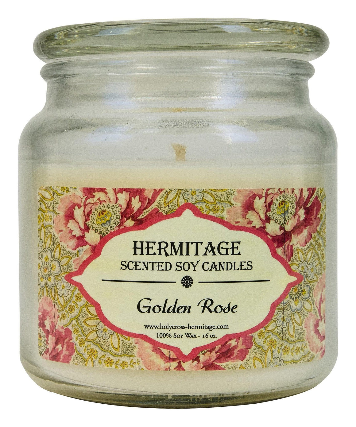 Soy Candle: Golden Rose