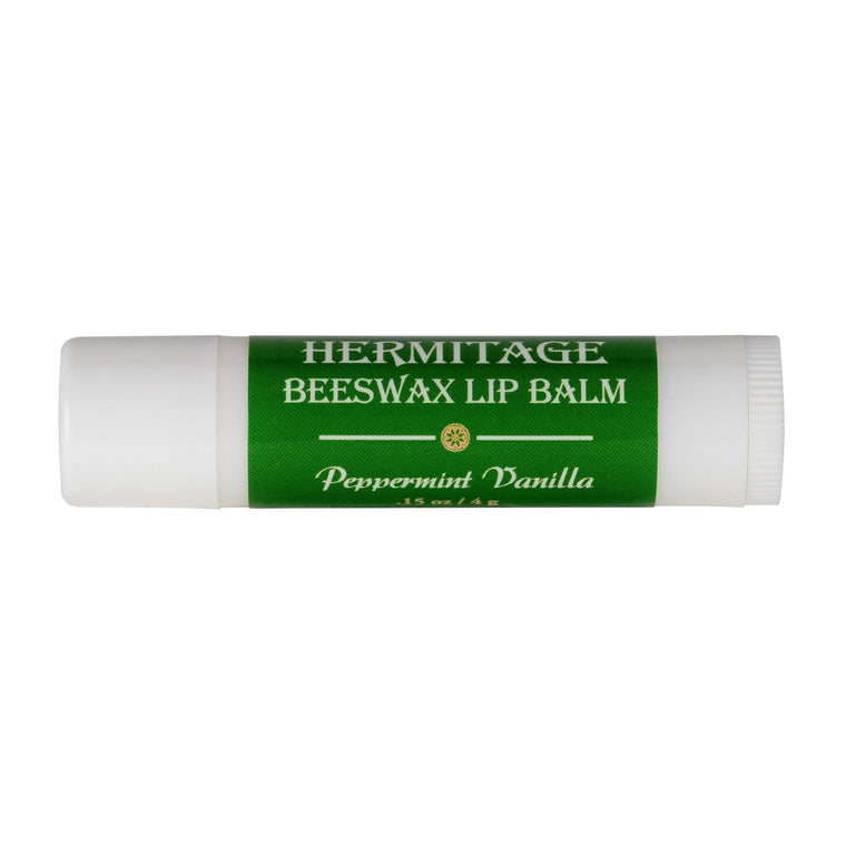 Beeswax Lip Balm: Peppermint Vanilla