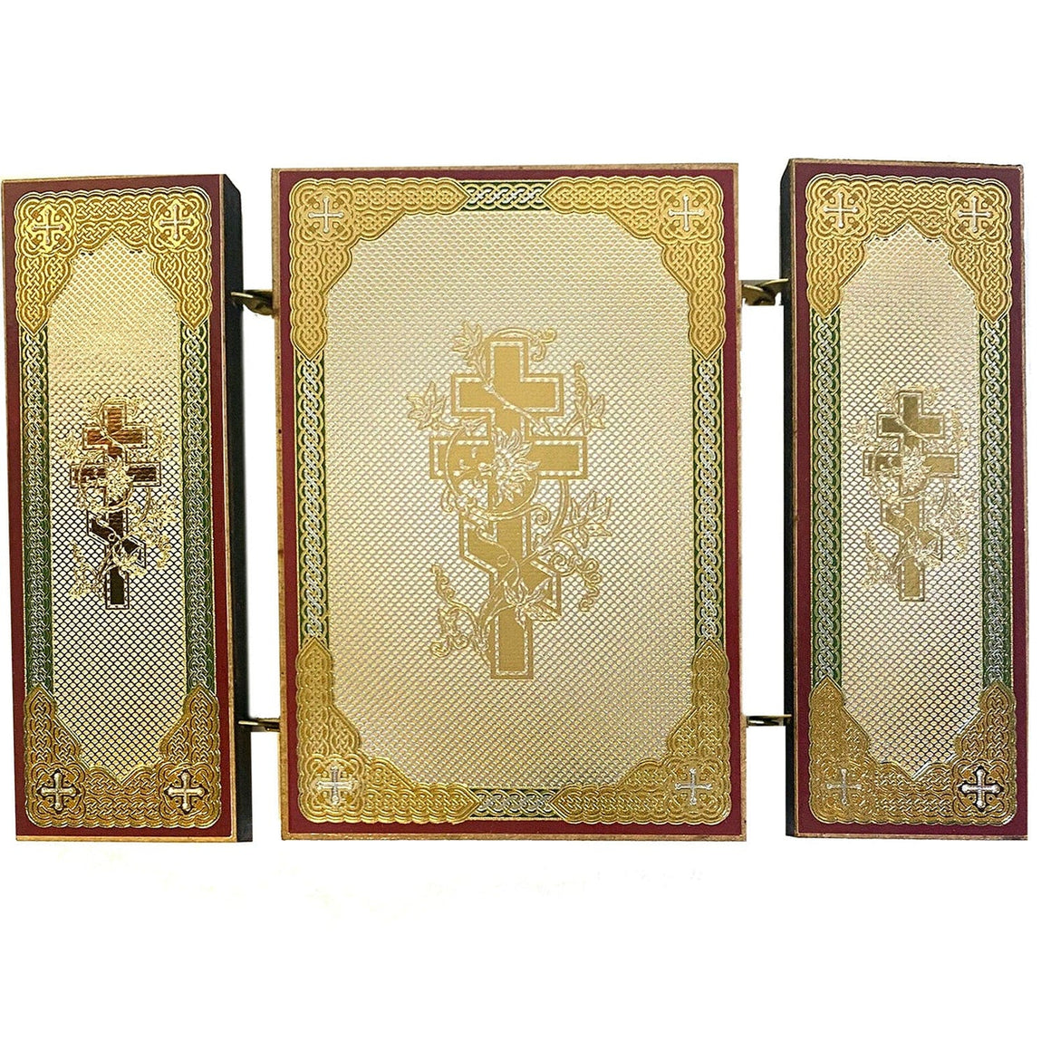 St. Matrona of Moscow Triptych Icon (3.4 in)