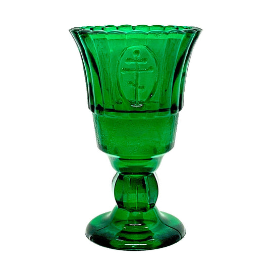 Tall Vigil Lamp: Green