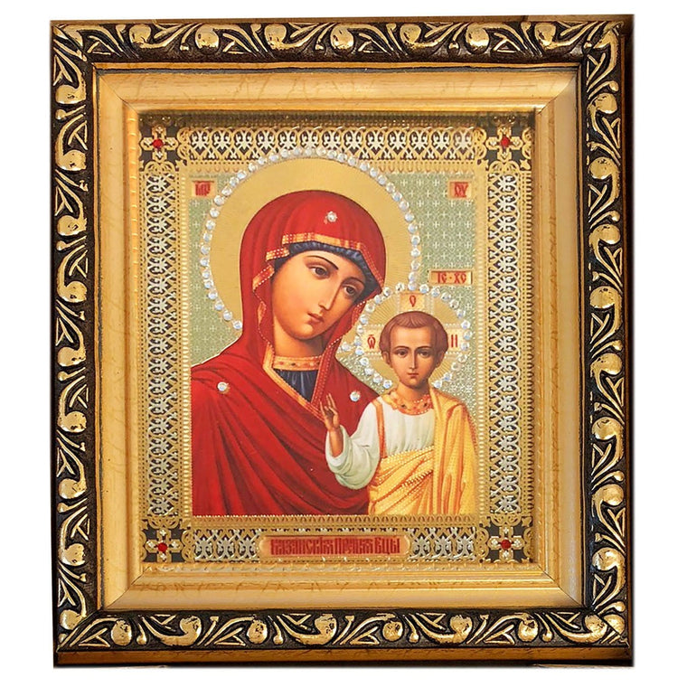 Mother of God "of Kazan" Icon (5.75 in)