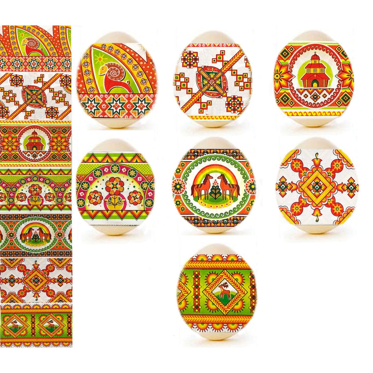 Egg Wraps: Ukrainian Village (7 wraps)