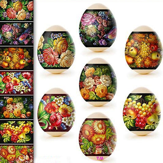 Egg Wraps: Fruit & Florals (7 wraps)