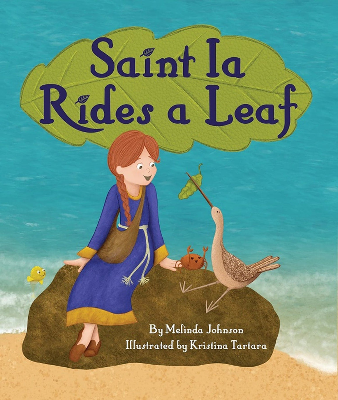 Saint Ia Rides a Leaf (board book)